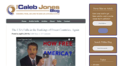 Desktop Screenshot of calebjonesblog.com